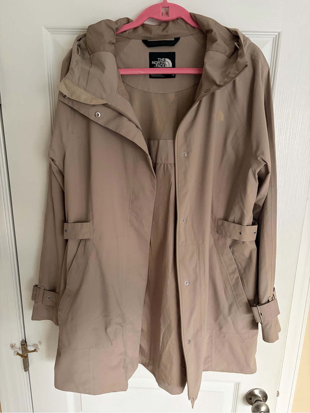 The North Face Trench Coat Hooded Jacket Women’s Large Waterproof